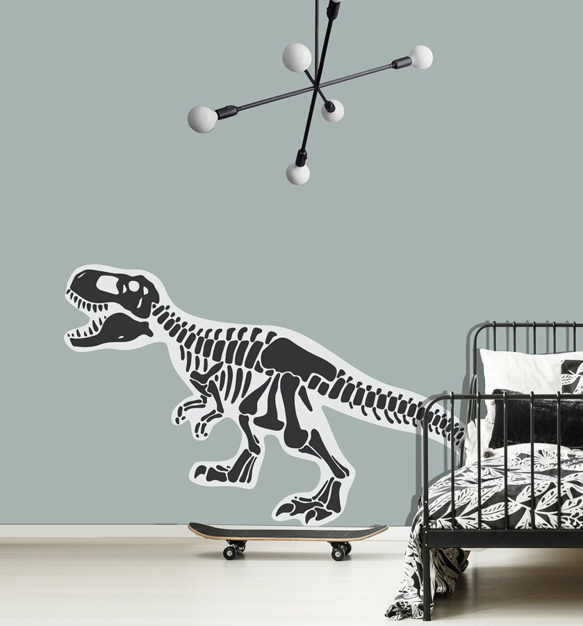 Předklížená vliesová tapeta na zeď, Kostra dinosaura, PLC055, Platinum Shapes, Decoprint - Vliesové tapety